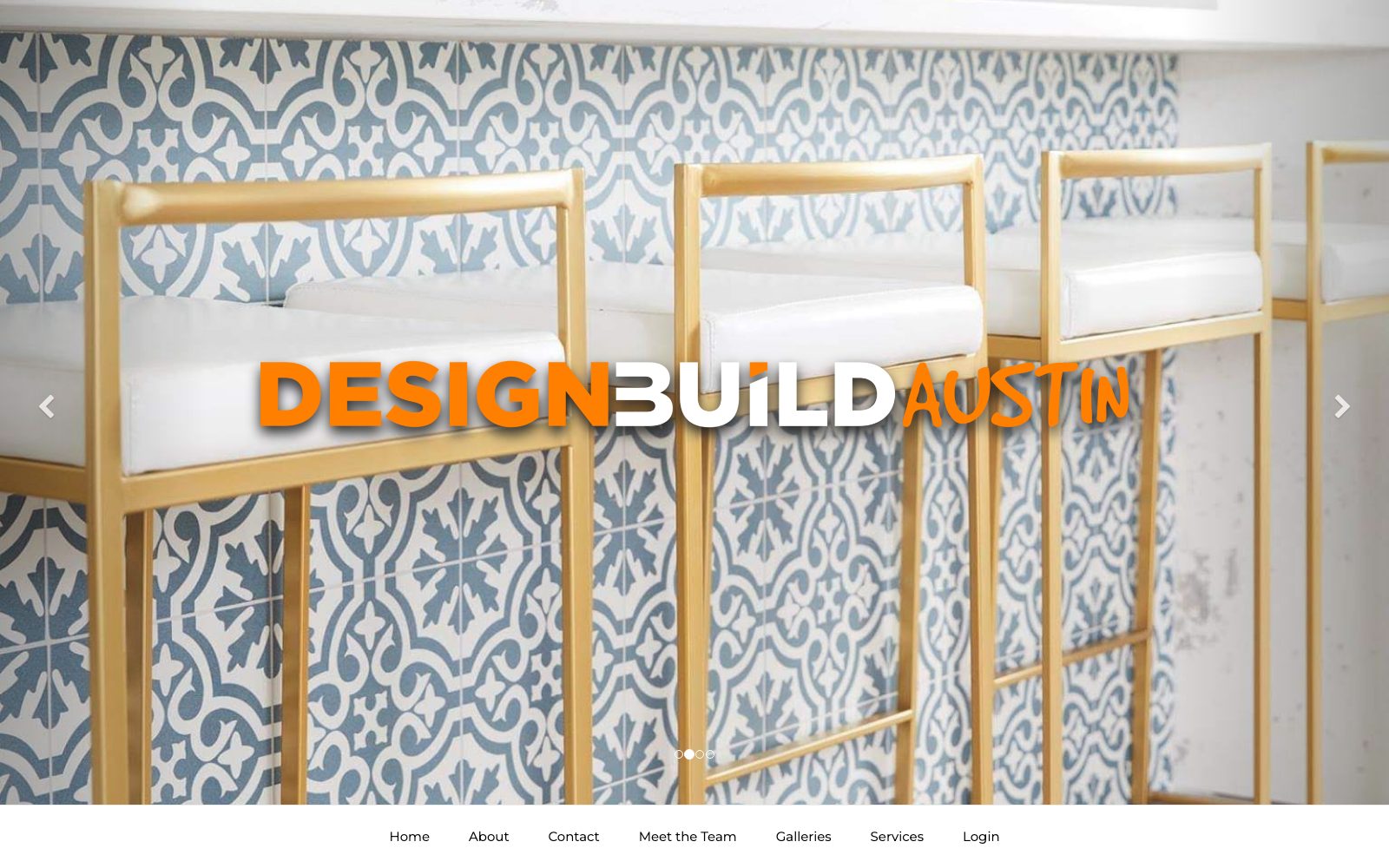 The current designbuildaustin.com homepage